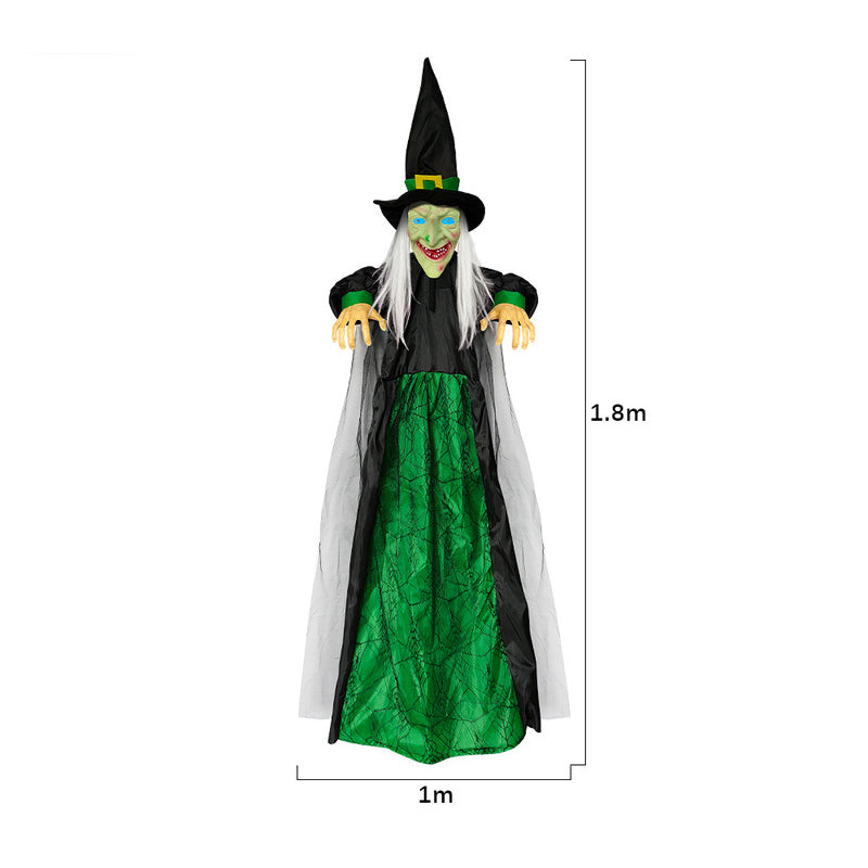 Life Size Talking Witch Decoration