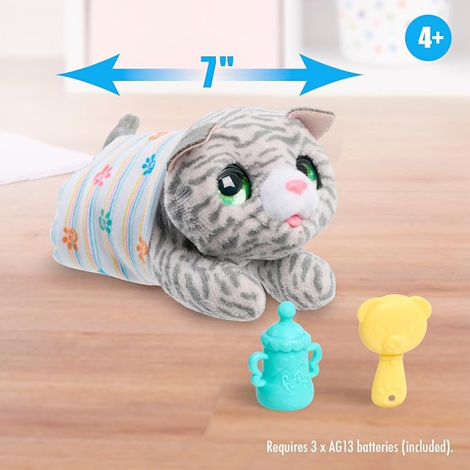 FurReal Newborns Kitty Interactive Pet with Sounds and Movement