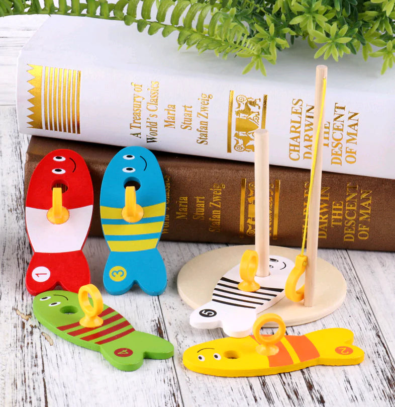 Wooden Fishing Toy Set