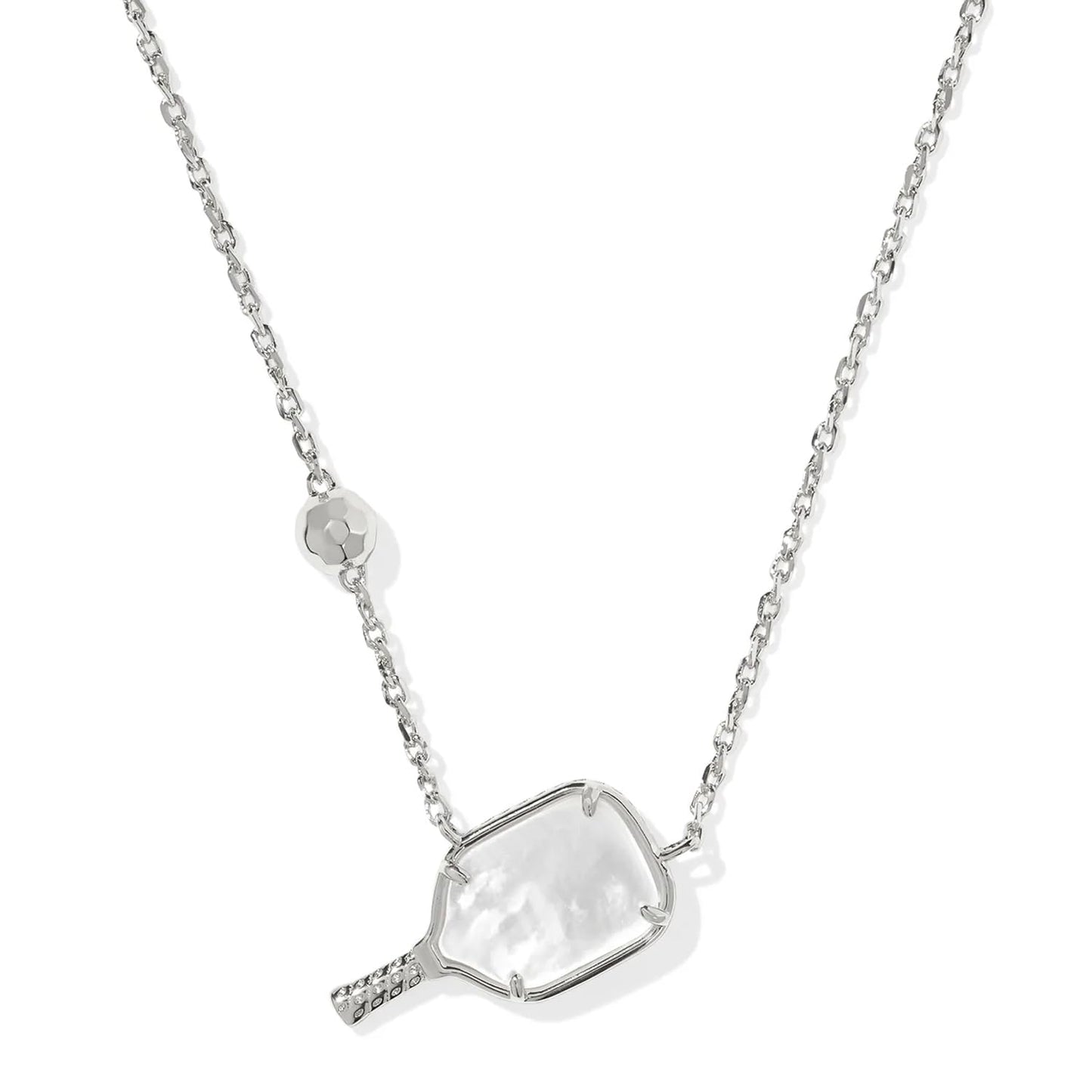 Kendra Scott Mother-of-Pearl Pickleball Necklace