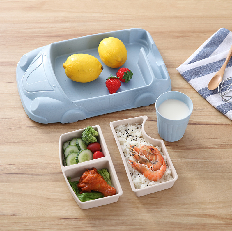 Car Design Bamboo Fiber Tableware