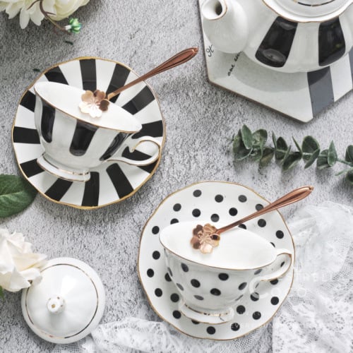 French Countryside Teacups Set