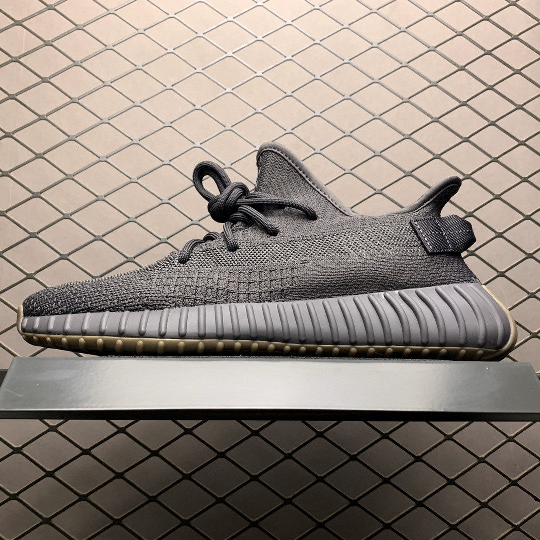 Yeezy 350 V2 Black and White Star Sneakers