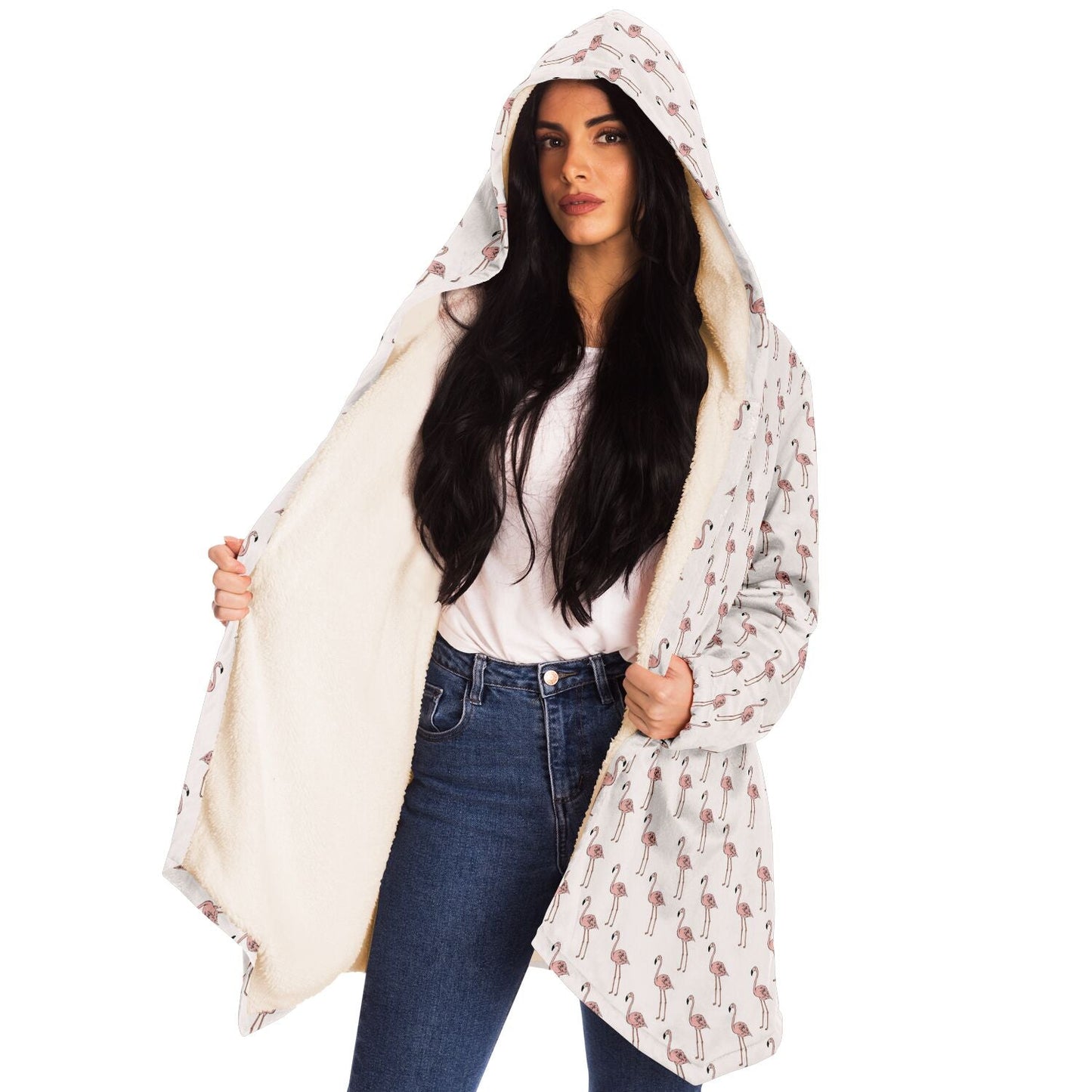 Classic Flamingo Cloak Hoodie