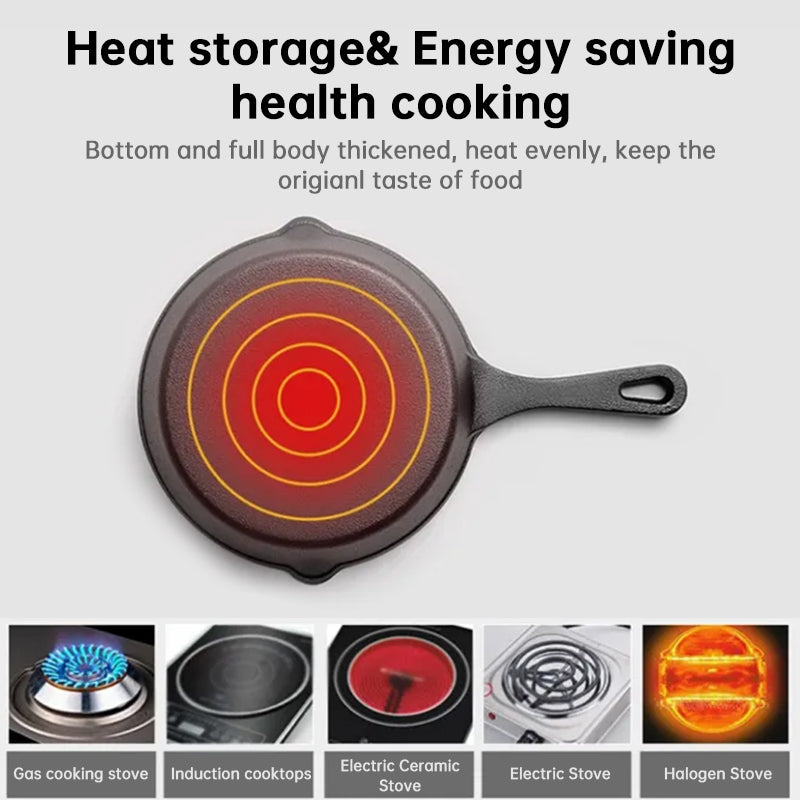 4-Pack Cast Iron Skillet Set