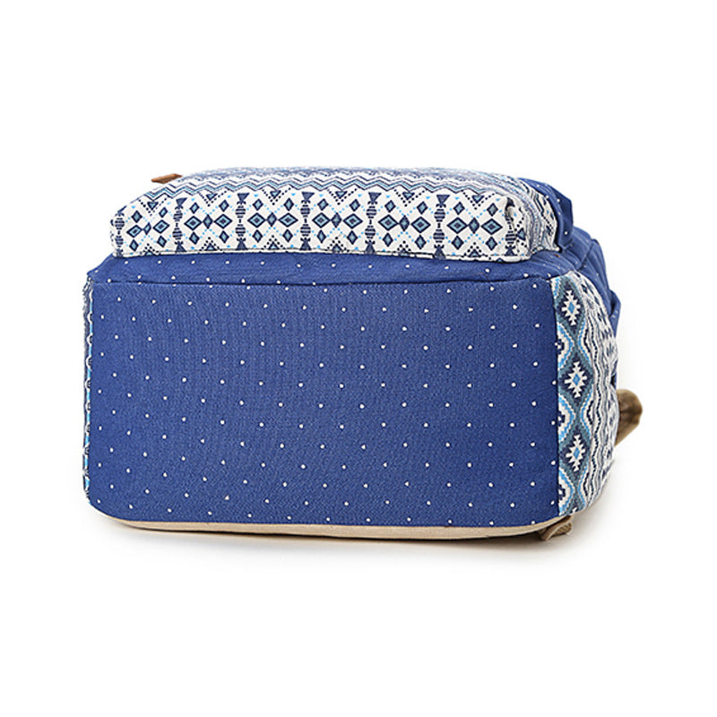 Canvas Print Women's Backpack