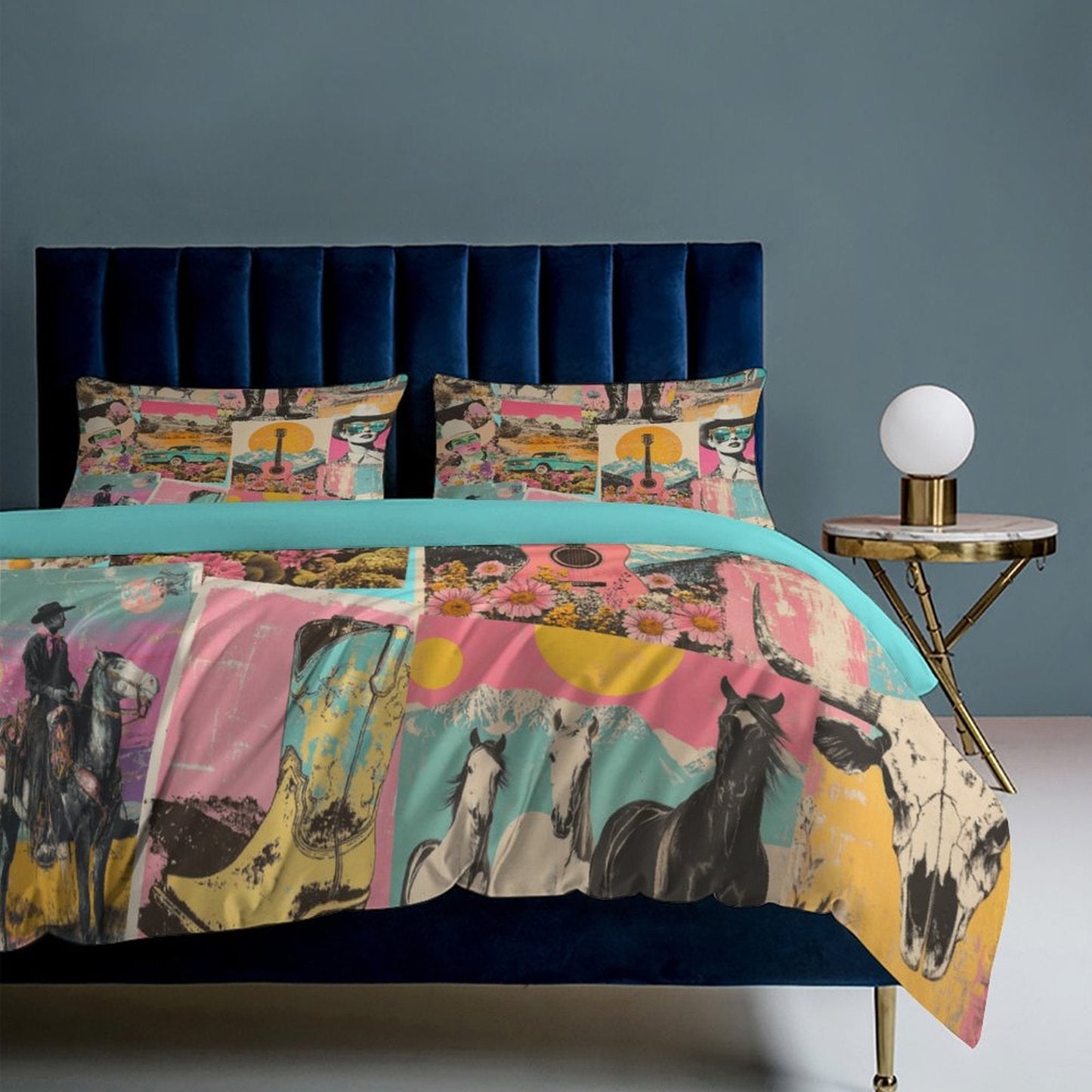 Baha Ranch Western 3-Piece Bedding Set – 102"×90"