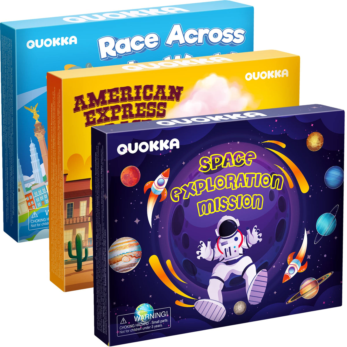 Educational Trivia Learning Board Games Set