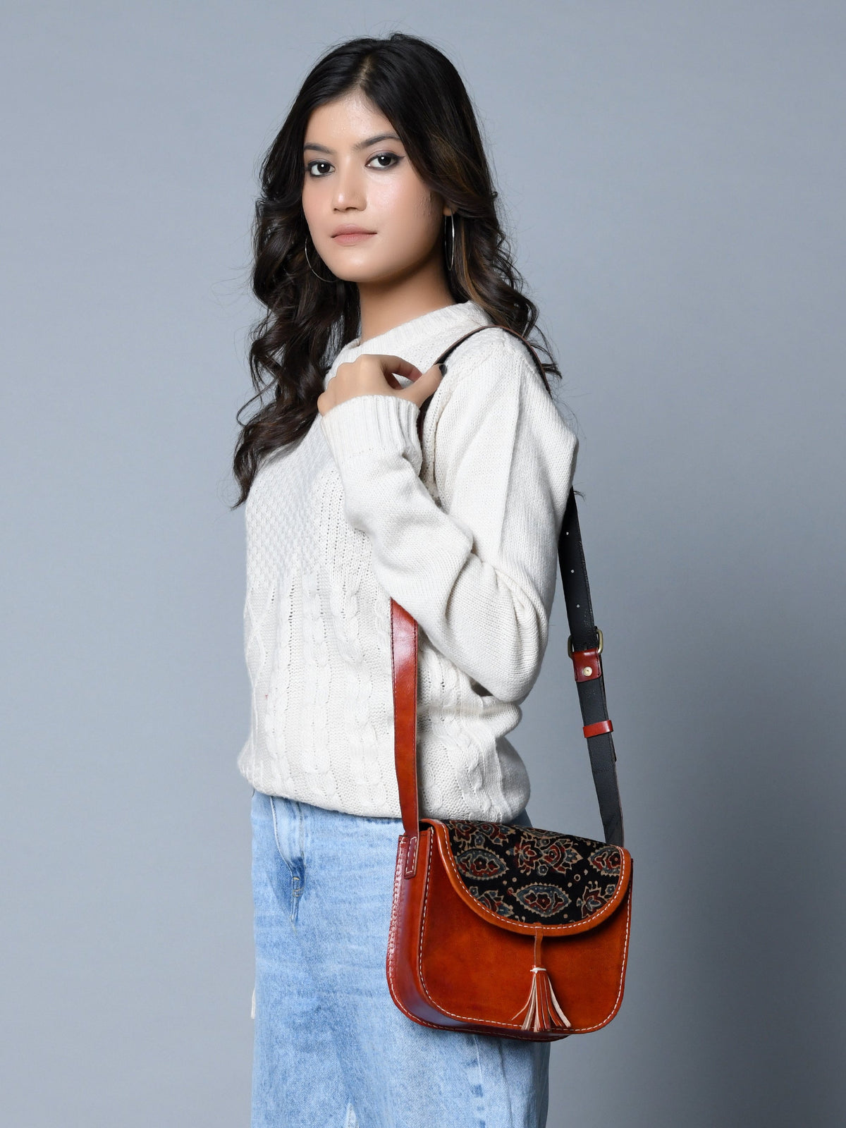 Ajrakh Ethnic Satchel
