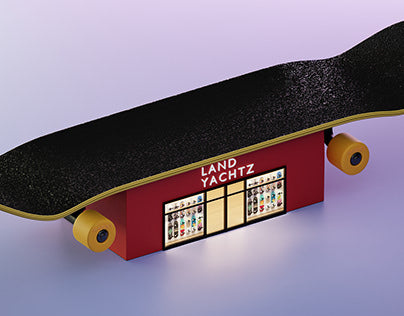 Landyachtz 28" Dinghy Classic Maze Complete Longboard