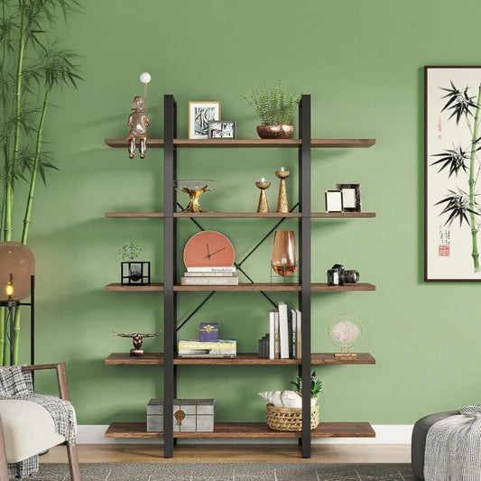 5 Shelf Bookshelf, Storage Rack, Multifunctional Rack
