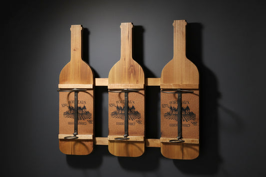 Bordeaux Wooden Wine Bottle Holder