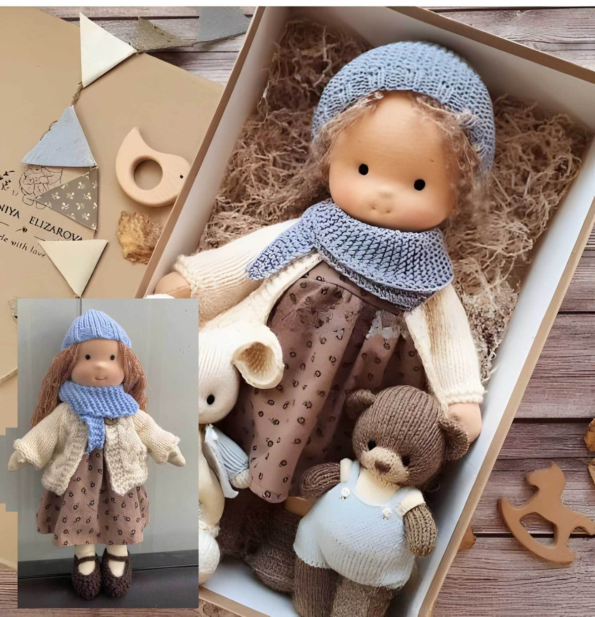 Mini Dress-Up Doll Gift Box Set