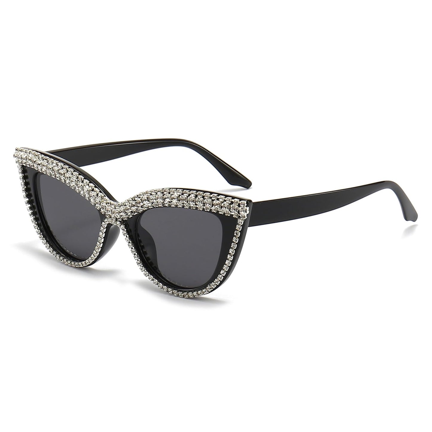 Diamond Cat Eye Sunglasses
