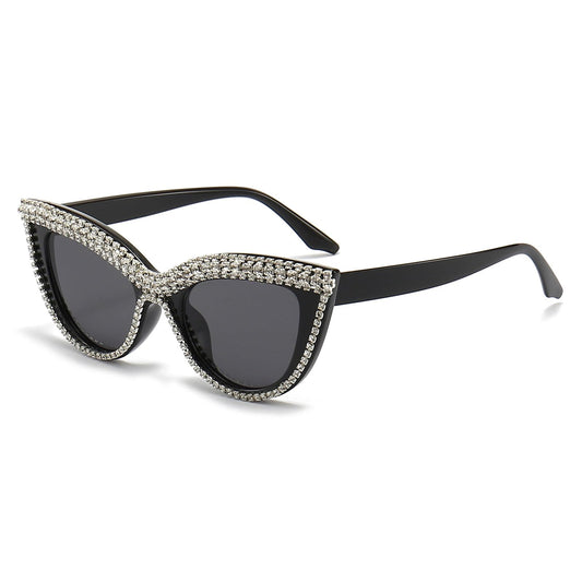 Diamond Cat Eye Sunglasses