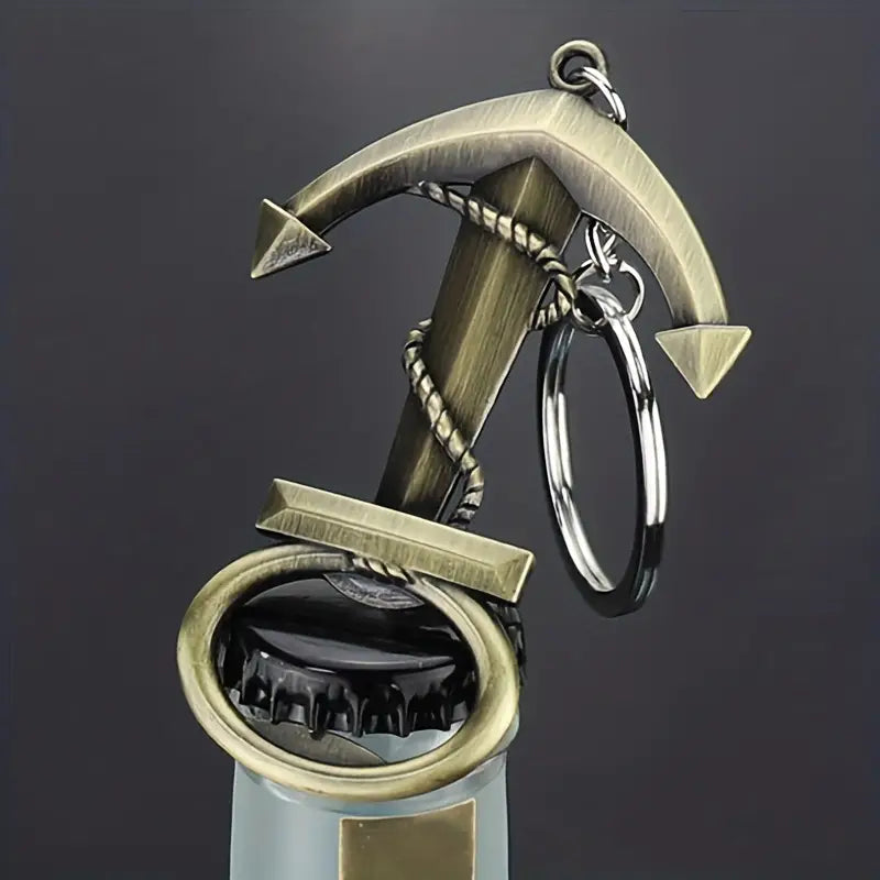 Vintage Ship Anchor Metal Bottle Opener