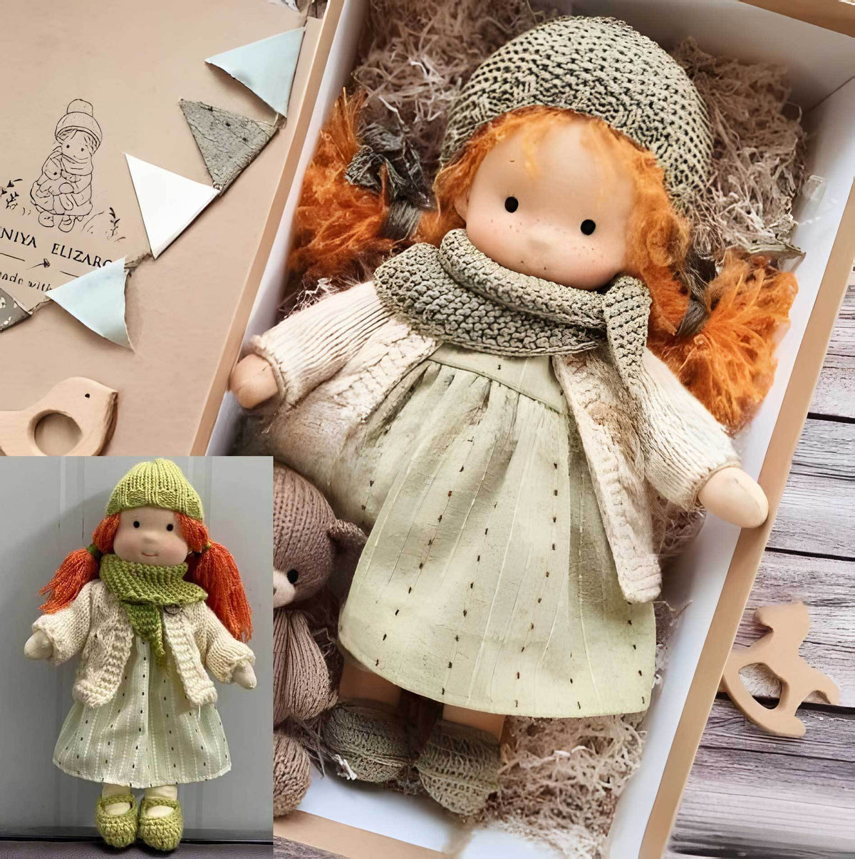 Mini Dress-Up Doll Gift Box Set
