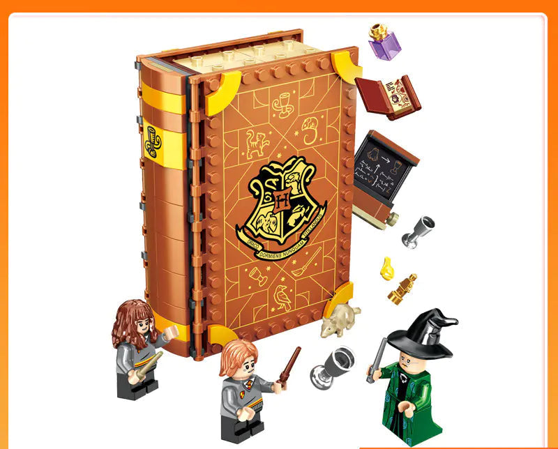 Harry Potter Hogwarts Magic Potion Defense Book Building Blocks