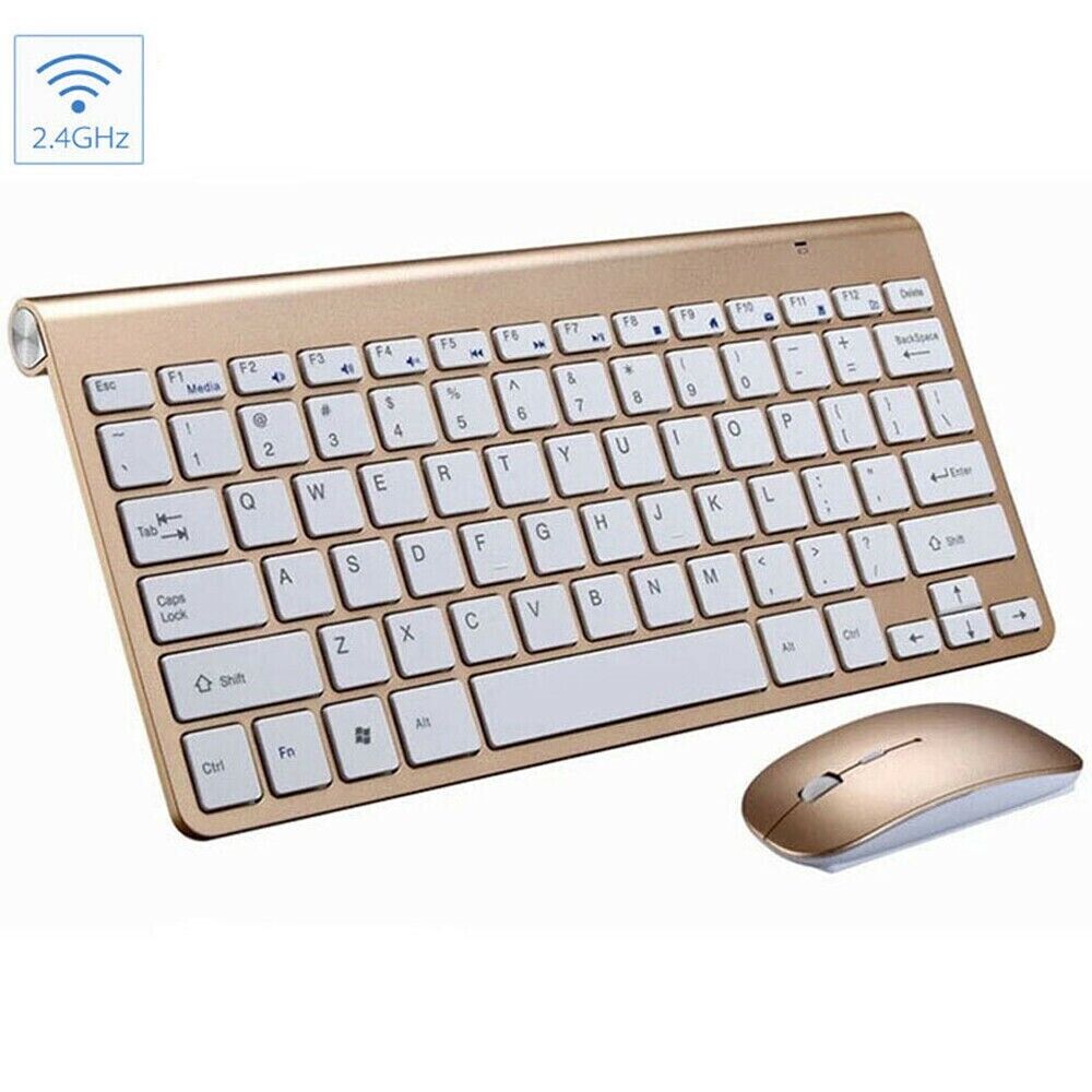 Mini Wireless Keyboard and Mouse Set