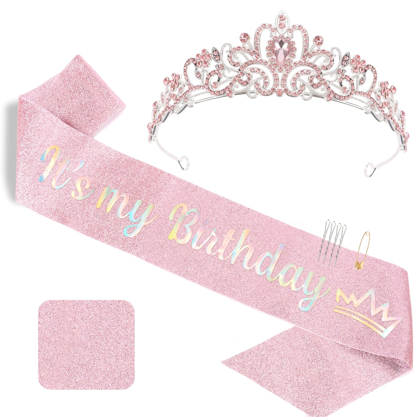 Birthday Crown & Sash Set