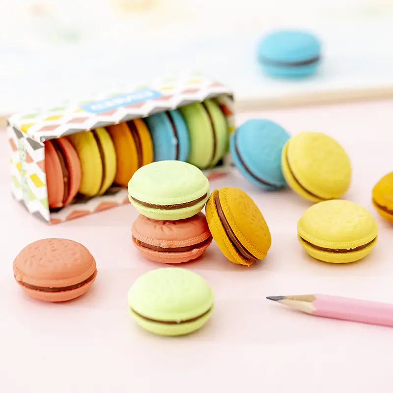 Macaron Sandwich Erasers