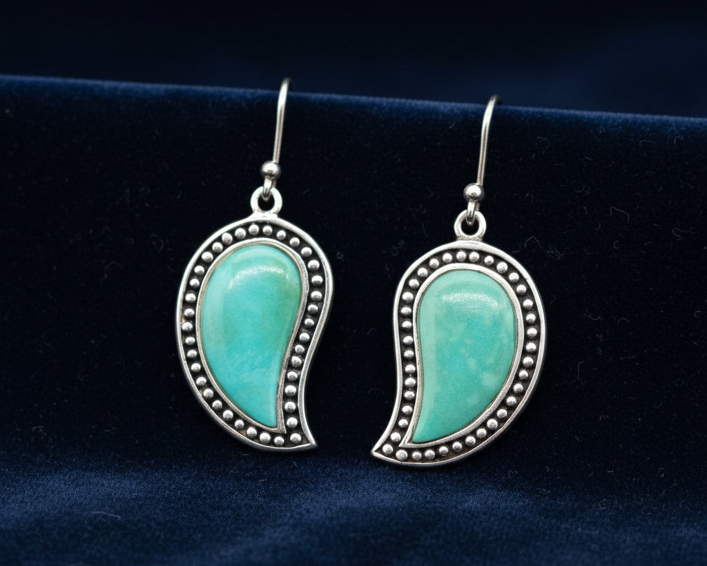 SX Turquoise Sterling Silver Earrings