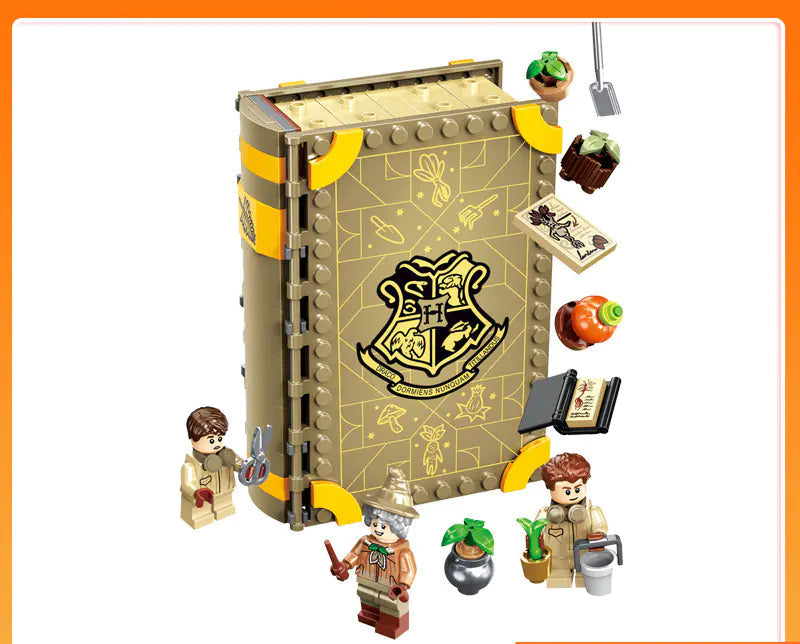 Harry Potter Hogwarts Magic Potion Defense Book Building Blocks