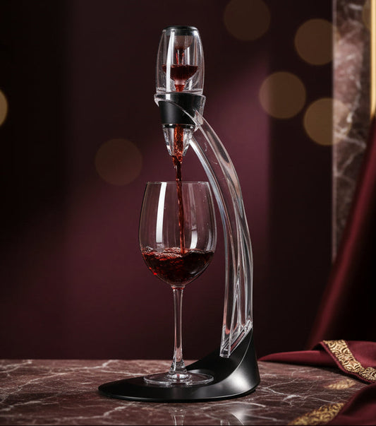 Wine Aerator Decanter Pourer Spout Set With Filters Purifier Stand Diffuser Air Aerating Strainer Aerator Wine for Dining Bar