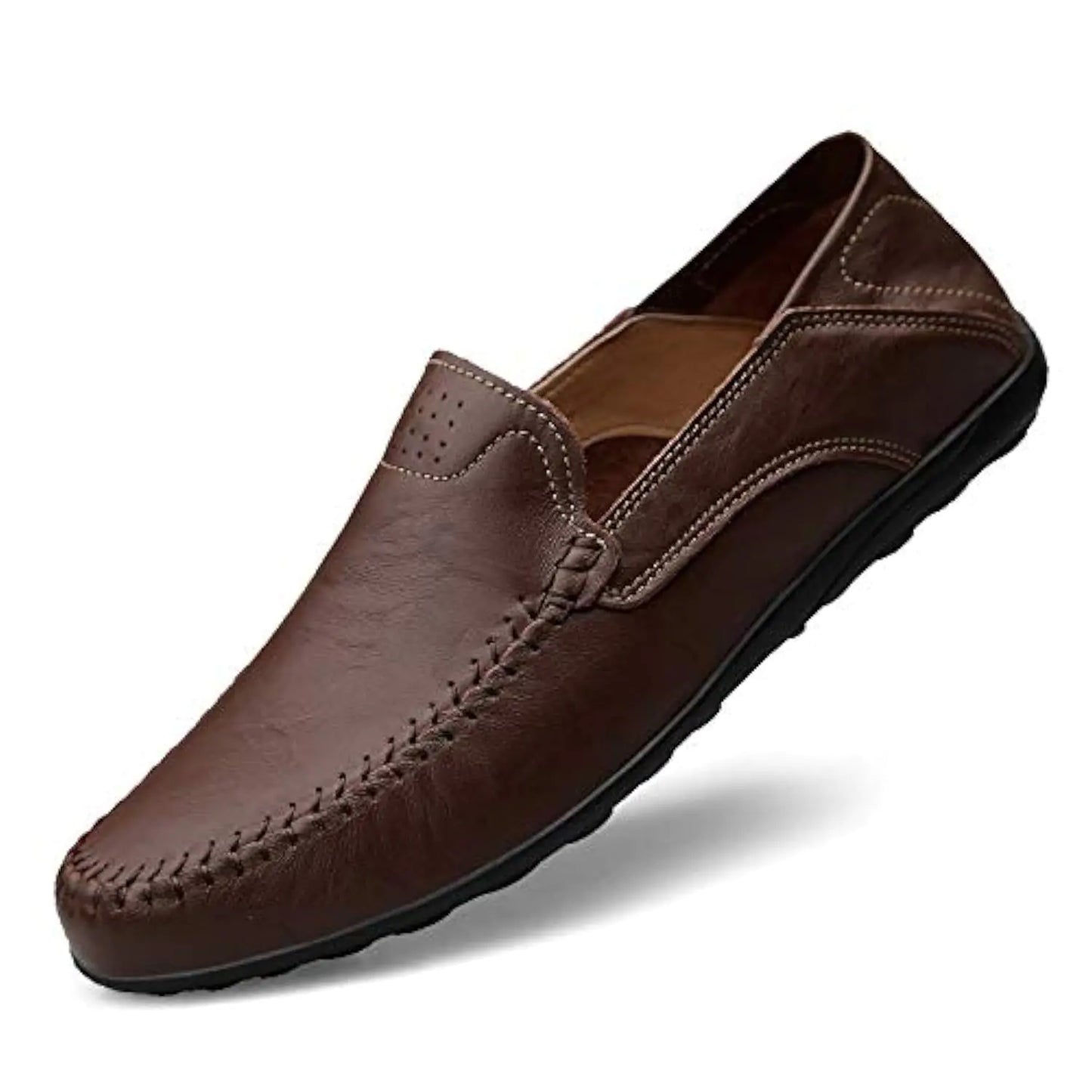 Men's Genuine Leather Flat Breathable Loafers