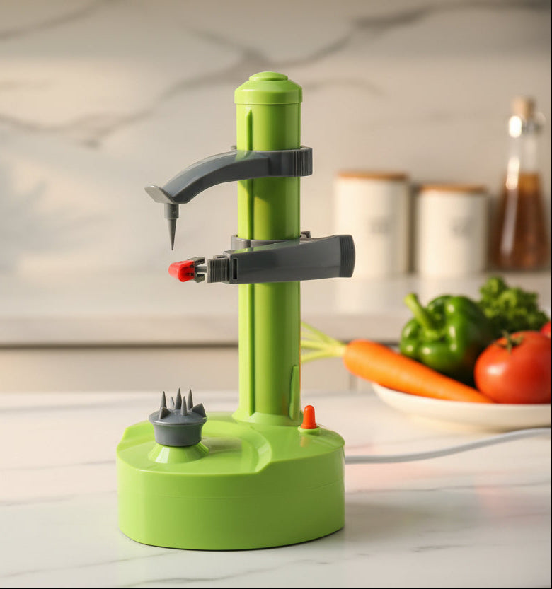 Multifunctional Automatic Peeler Electric Spiral Apple Peeler Slicer Fruit Potato Automatic Battery Powered Peeler Kitchen Tools