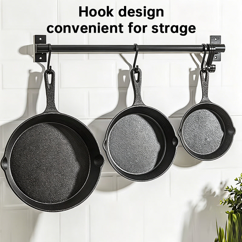 4-Pack Cast Iron Skillet Set