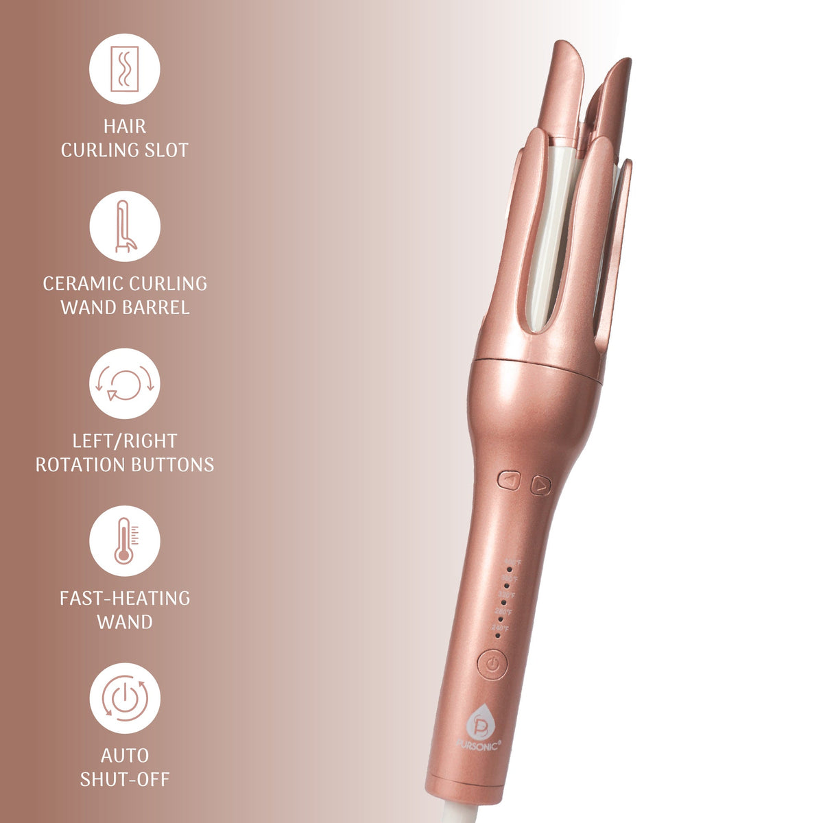 Pursonic 3-in-1 LED Therapy Scalp and Hair Treatment Brush