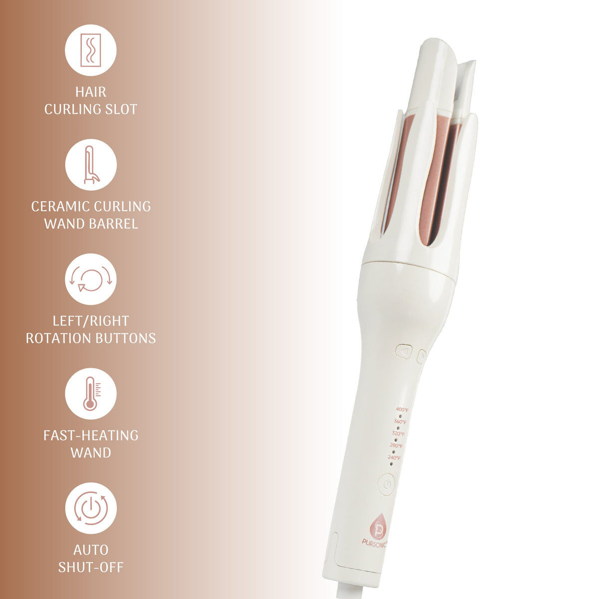Pursonic Automatic Curling Iron