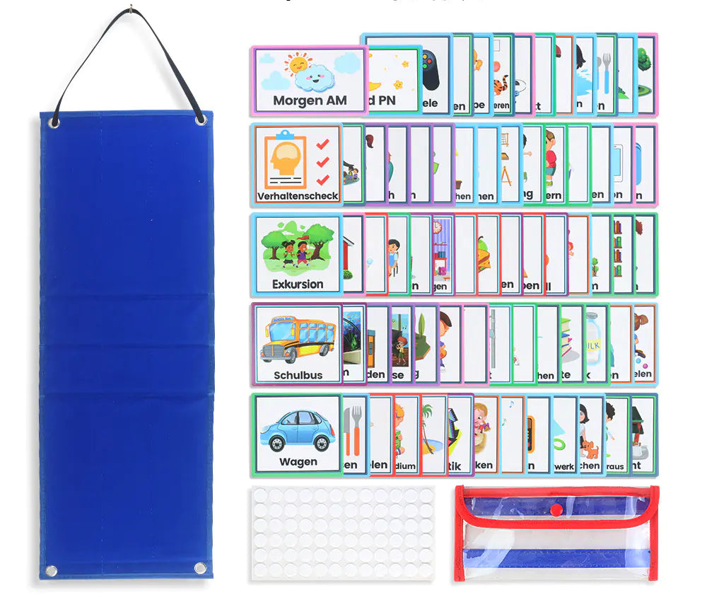 Kids Daily Chores Visual Schedule Calendar Board