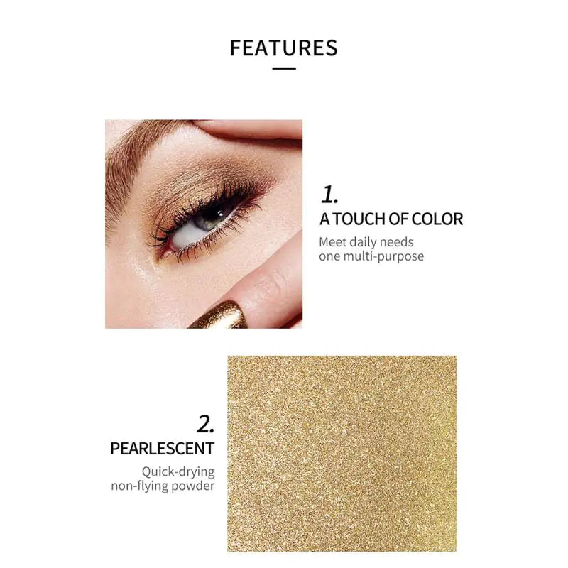 3Q Beauty Diamond Liquid Eyeshadow with Pearlescent Glitter Shine