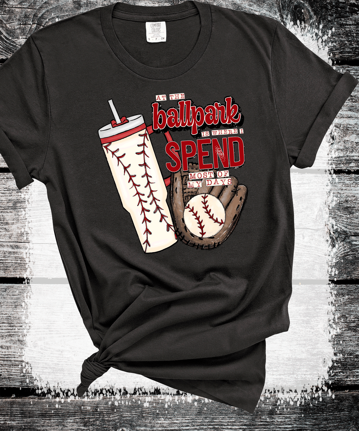 Ballpark is where I spend most of my days Baseball MOM, Stanley Cup,  Baseball Mom Shirt, Baseball Shirt For Women, Sports Mom Shirt, Mothers Day Gift, Family Baseball Shirt, Baseball Lover