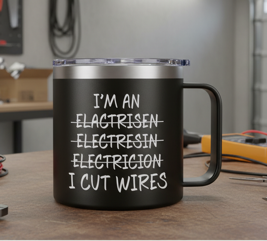 Electrician 14oz Insulated Coffee Mug
