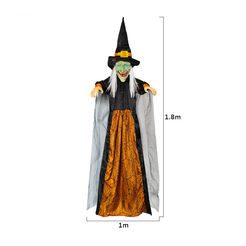 Life Size Talking Witch Decoration