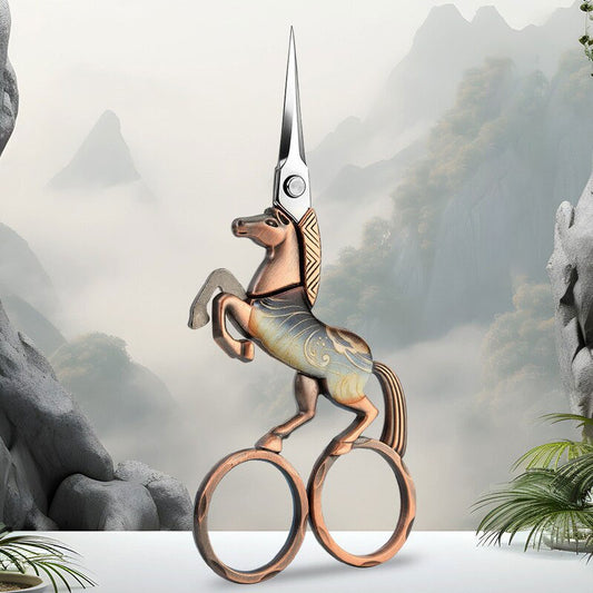 Horse-Shaped Embroidery Scissors