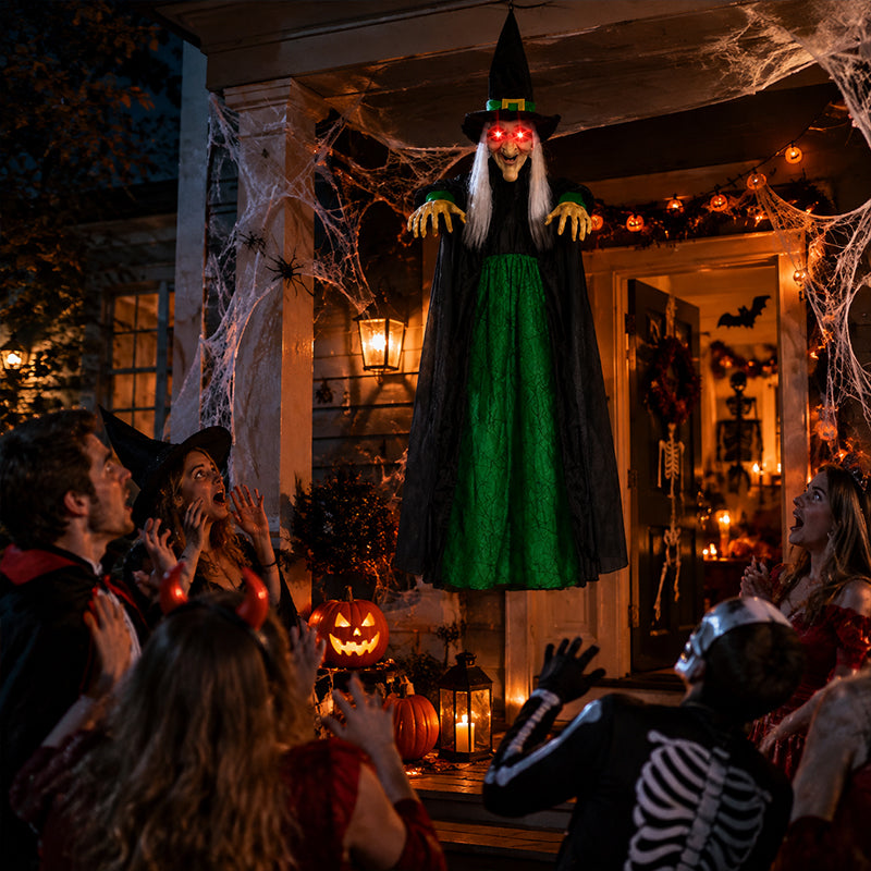 Life Size Talking Witch Decoration