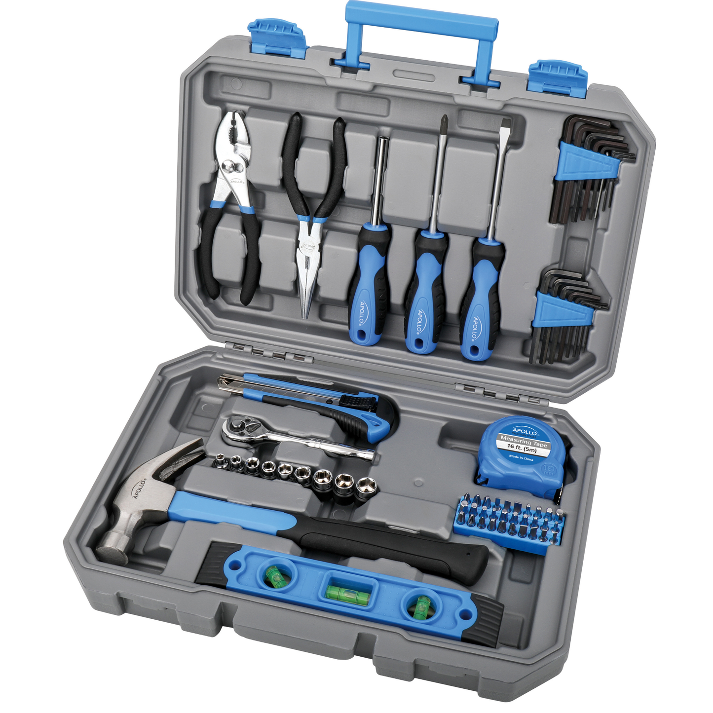 65 Piece Household and Mechanical Tool Set