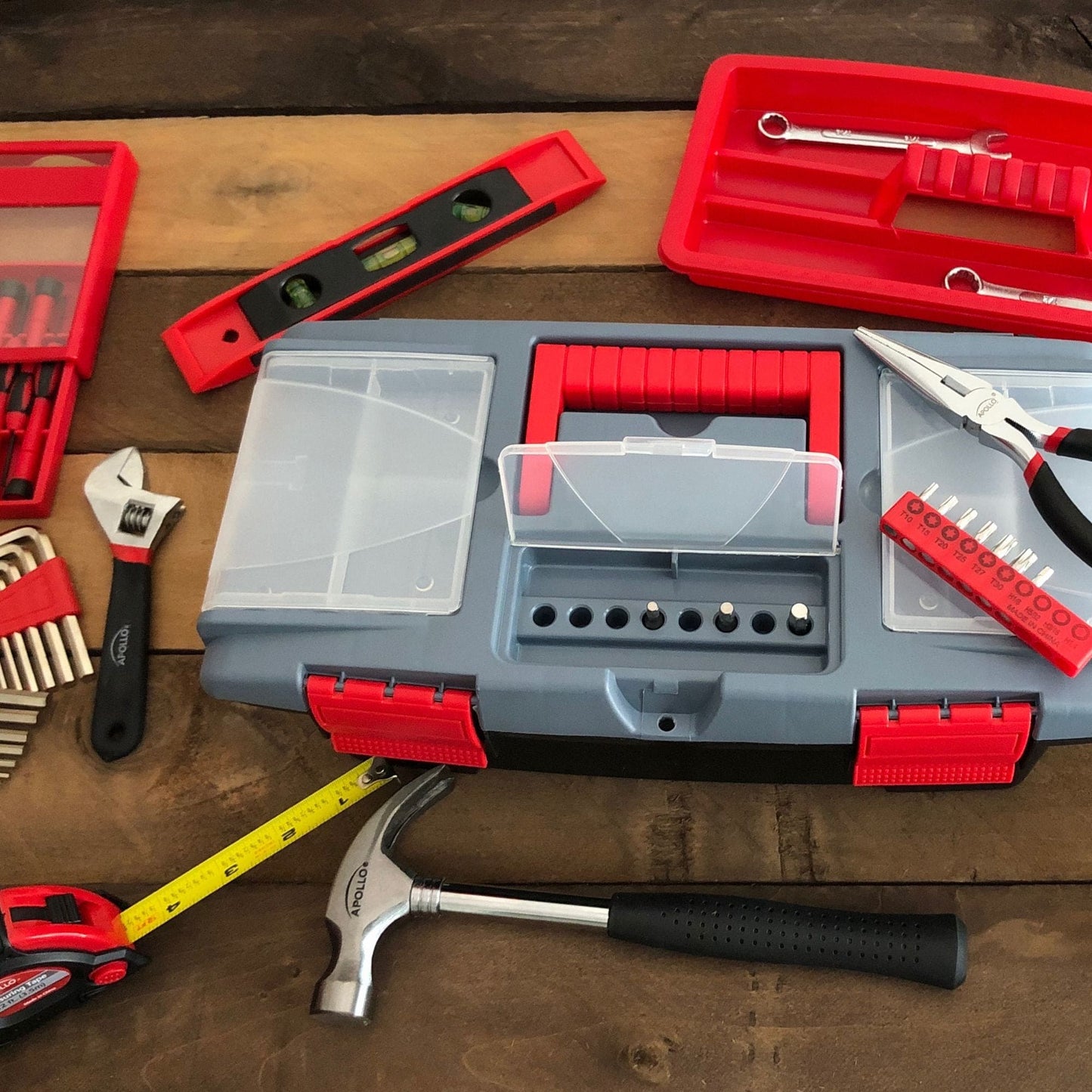 53 Piece Household Tool Kit with Tool Box