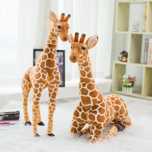 Pontos Realistic Simulation Giraffe Plush Toy