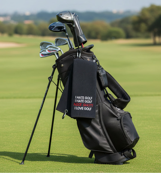 WUUCKOO Embroidered Golf Towel