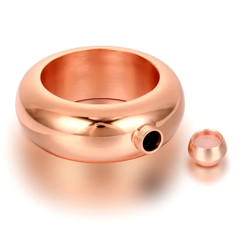 Stainless Steel Bracelet Flask for Alcohol with Funnel