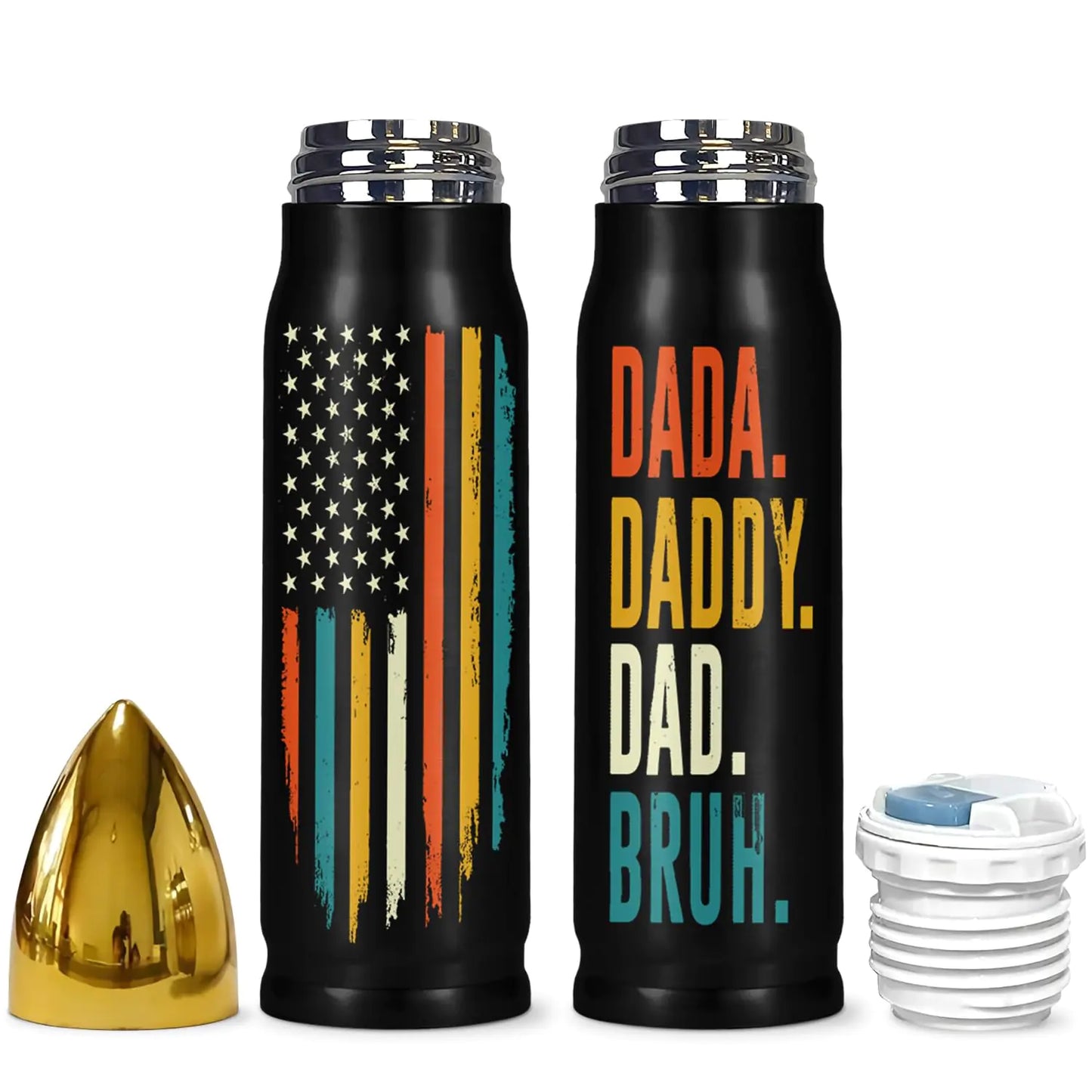 Dad Bullet Tumbler 17oz Gift