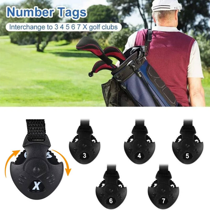 3-Piece Long-Neck Golf Club Headcover Set