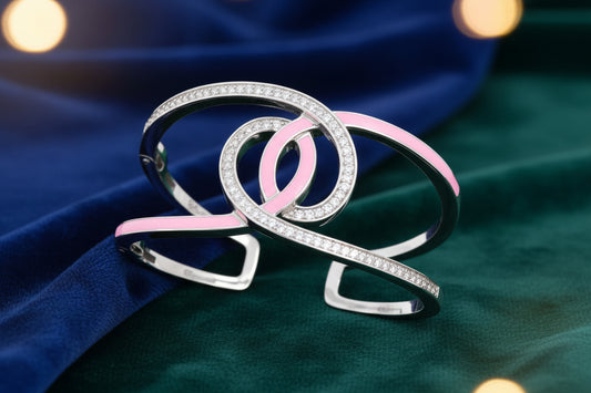 Evermore Bangle (Black or Pink)