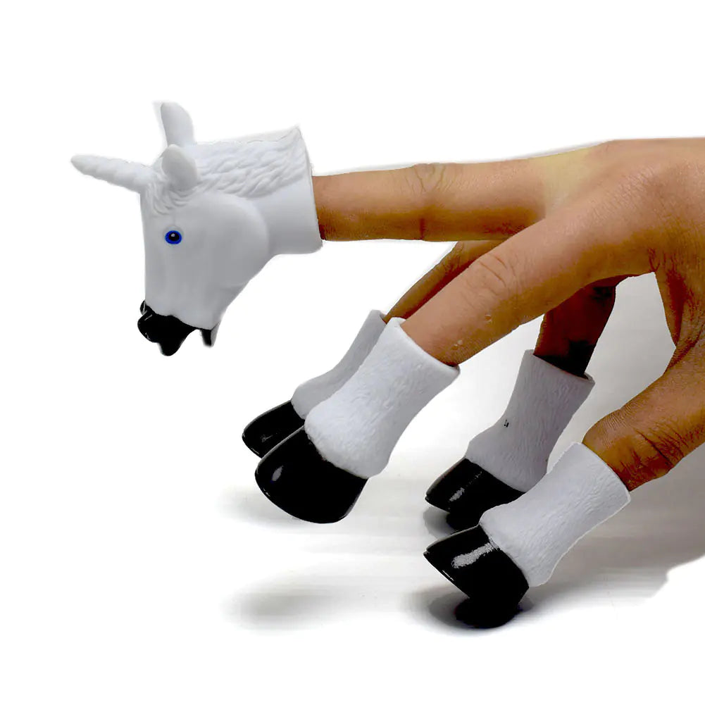 Finger Puppet Set: Unicorn and Pegasus Story Toys