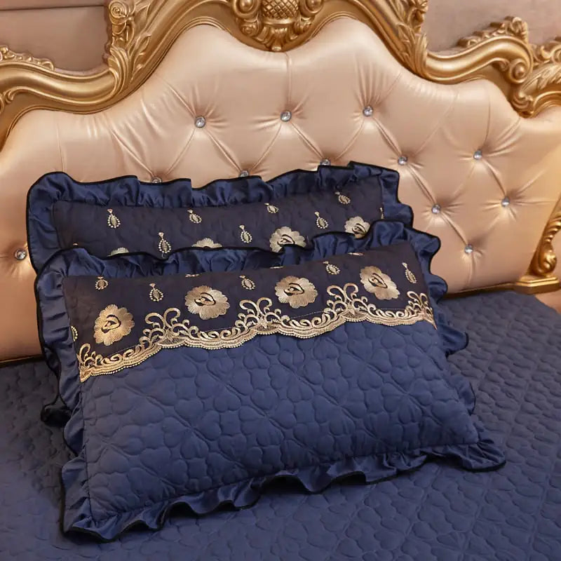 Thickened Lace Quilted Single Pillowcase